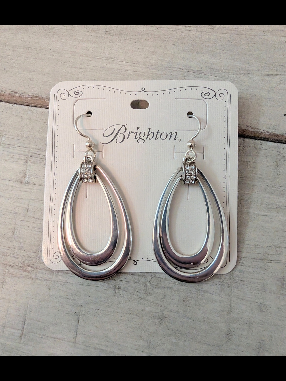 Brighton Meridian Swing Oval Earrings